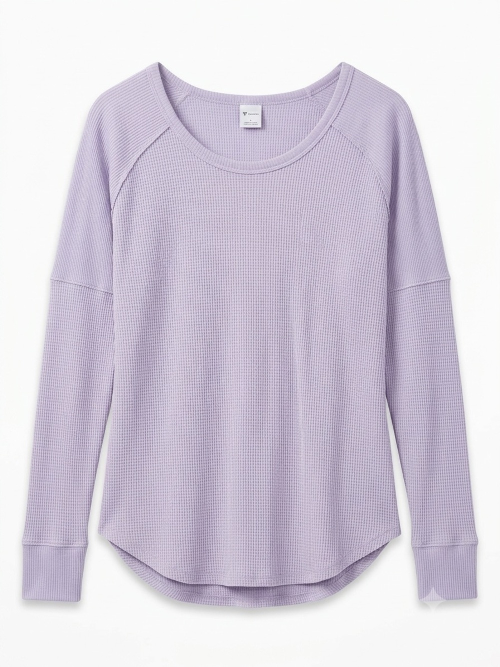 TNA Waffle Knit Lavender Top